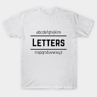 Letters - White T-Shirt